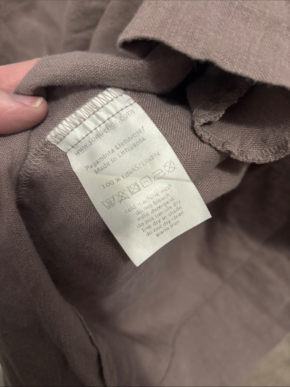 Son de Flor Taupe Sleeveless Linen Gathered Dress - Picture 2 of 4